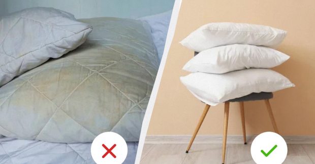 Как избавиться от желтых пятен на подушке: быстрые и эффективные методы