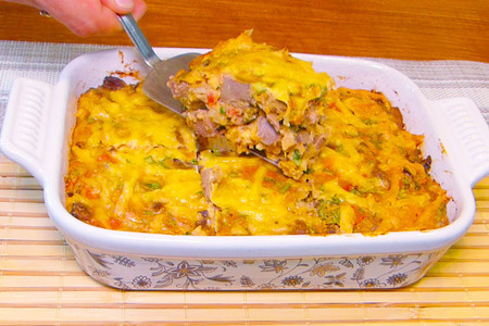 Сочная запеканка из куриной печени: простой рецепт для всей семьи