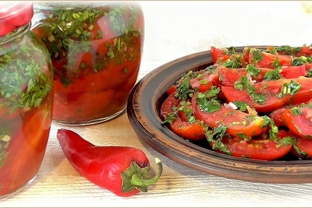 Помидоры на зиму: пикантный рецепт хеза для домашней заготовки