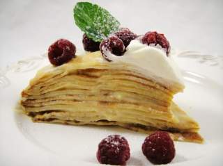 Млинцевый торт с заварным кремом: пошаговый рецепт с фото для начинающих