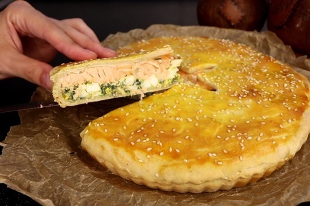 Вкусный рыбный пирог со шпинатом: простой рецепт для вашего стола