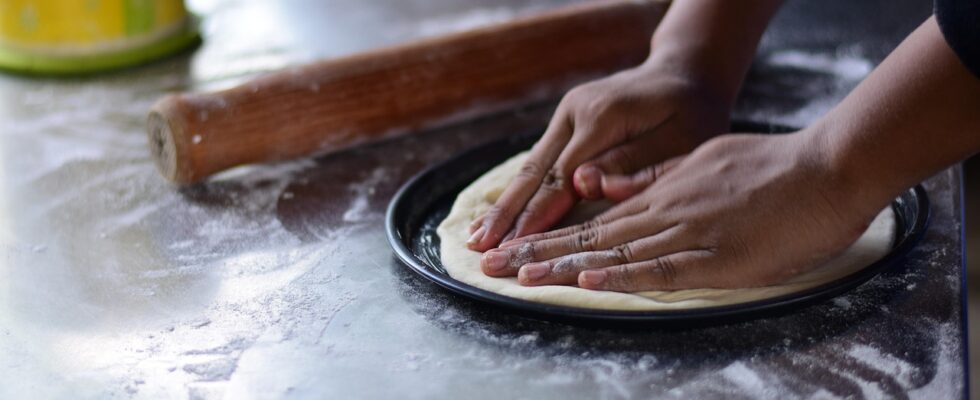 Image for: Идеальная пицца на тонком тесте: рецепт для вас. Tags: пицца, самодельный, тесто, замешивание, повар, еда, ку...